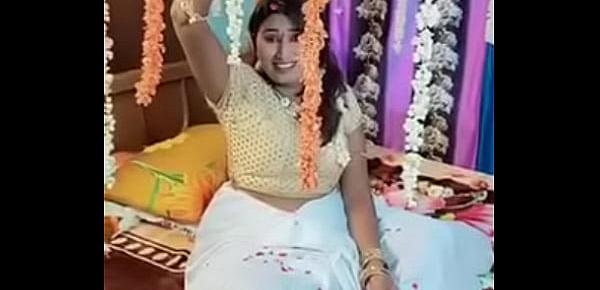  Hot Swathi naidu romantic and sexy first night short film making part-8